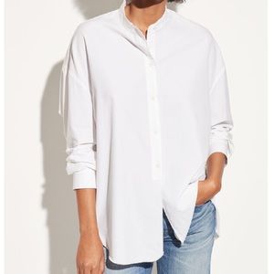 Vince Raw Edge Oversized Shirt